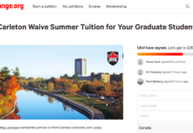 Graduate students petition for reduced summer tuition