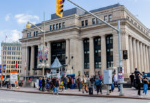 Indigenous activists protest outside of Throne Speech