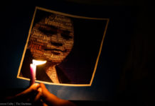 In Photos: Candle-light vigil held for the death of Joyce Echaquan