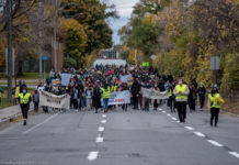 Protestors march for Abdirahman Abdi