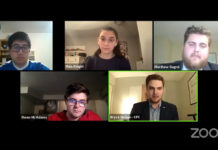 Campus political clubs hold an “amicable” virtual debate