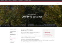 Carleton opens vaccine clinic for students and faculty Screenshot of Carleton's Health and Counselling Services website displaying information about the COVID-19 vaccine.