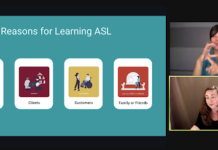 Students learn about ASL, deaf culture at virtual All About Sign event
