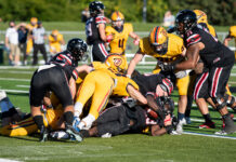 ‘The wheels fell off’: Ravens football collapses in 45-0 loss to Queen’s