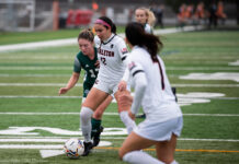 Lauren Illman scores three to cap off women’s soccer season
