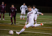 Ravens men’s soccer title defence ends with defeat to Guelph Gryphons