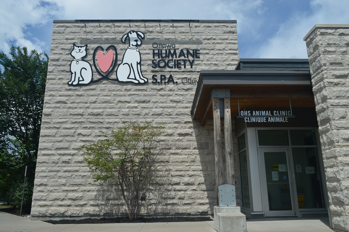 Photo of the Ottawa Humane Society building.