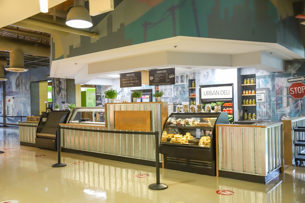 Photograph of the Urban Deli in Carleton's University Centre cafeteria.