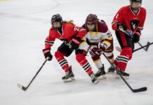Special teams struggle as Ravens women’s hockey loses two