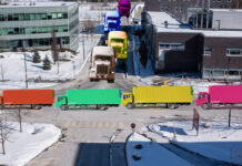 Trucker convoy stuck in Carleton’s one-way loop