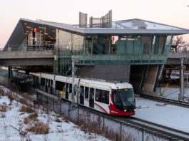 O-Train Line 1 in Ottawa