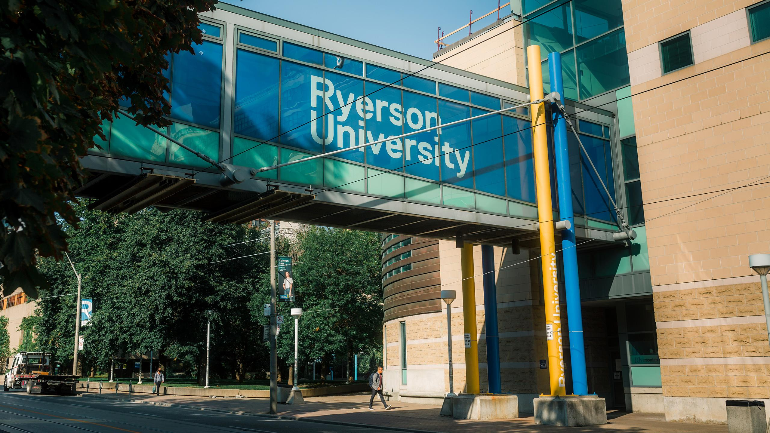 A photo of X University, formerly known as Ryerson University. 