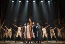 Review: BAC’s ‘Hamilton’ brings audiences into “The Room Where It Happens” The company of Hamilton perform at the NAC