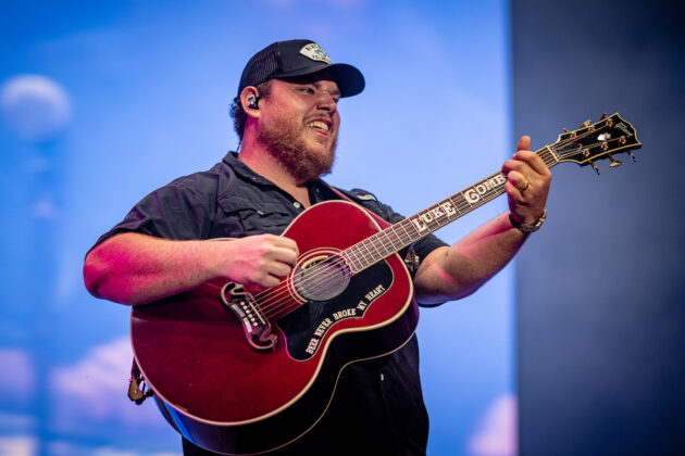 Luke Combs performs at Bluesfest.