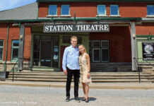 World-renowned Canadian illusion show returns to the Ottawa Valley Ted and Marion Outerbridge pose for a photo outside the Station Theatre, an old train station converted into a theatre.