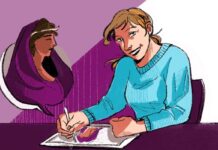 Carleton religion professor awarded insight grant for new project Graphic of Shawna Dolansky drawing Jezebel