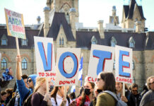 In Photos: Hundreds march in downtown Ottawa to demand climate action Ottawa climate strike at Confederation Park and Parliament Hill on Sept. 23