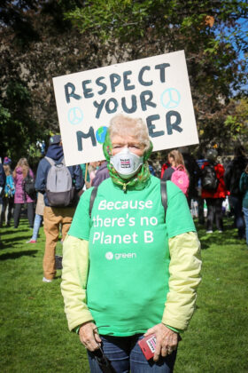 Ottawa climate strike at Confederation Park and Parliament Hill on Sept. 23