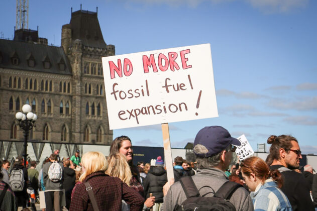 Ottawa climate strike at Confederation Park and Parliament Hill on Sept. 23