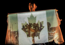 Review: GCTC’s ‘The Chemical Valley Project’ uses a sheet, projector and stroke of genius