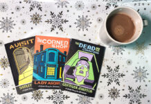 Review: ‘Seth’s Christmas Ghost Stories’ brings a Victorian holiday tradition back from the dead Seth's Christmas Ghost Stories and a cup of hot chocolate sit on a snowflake tabletop.