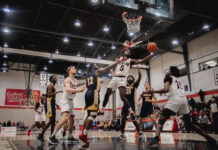 Men’s basketball takes easy wins as playoffs near