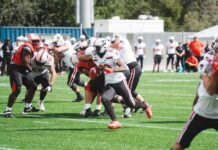 Ravens football thrash York, pick up first win