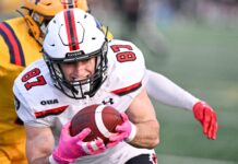 Ravens football loses grip on playoff position following loss to Queen’s