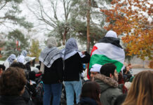 Carleton students walk out for Palestinian movement