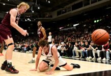 Ravens men’s basketball fall to Gee-Gees in Capital Hoops Classic