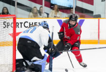 Watts’ hat trick snaps Toronto’s 11-game win streak