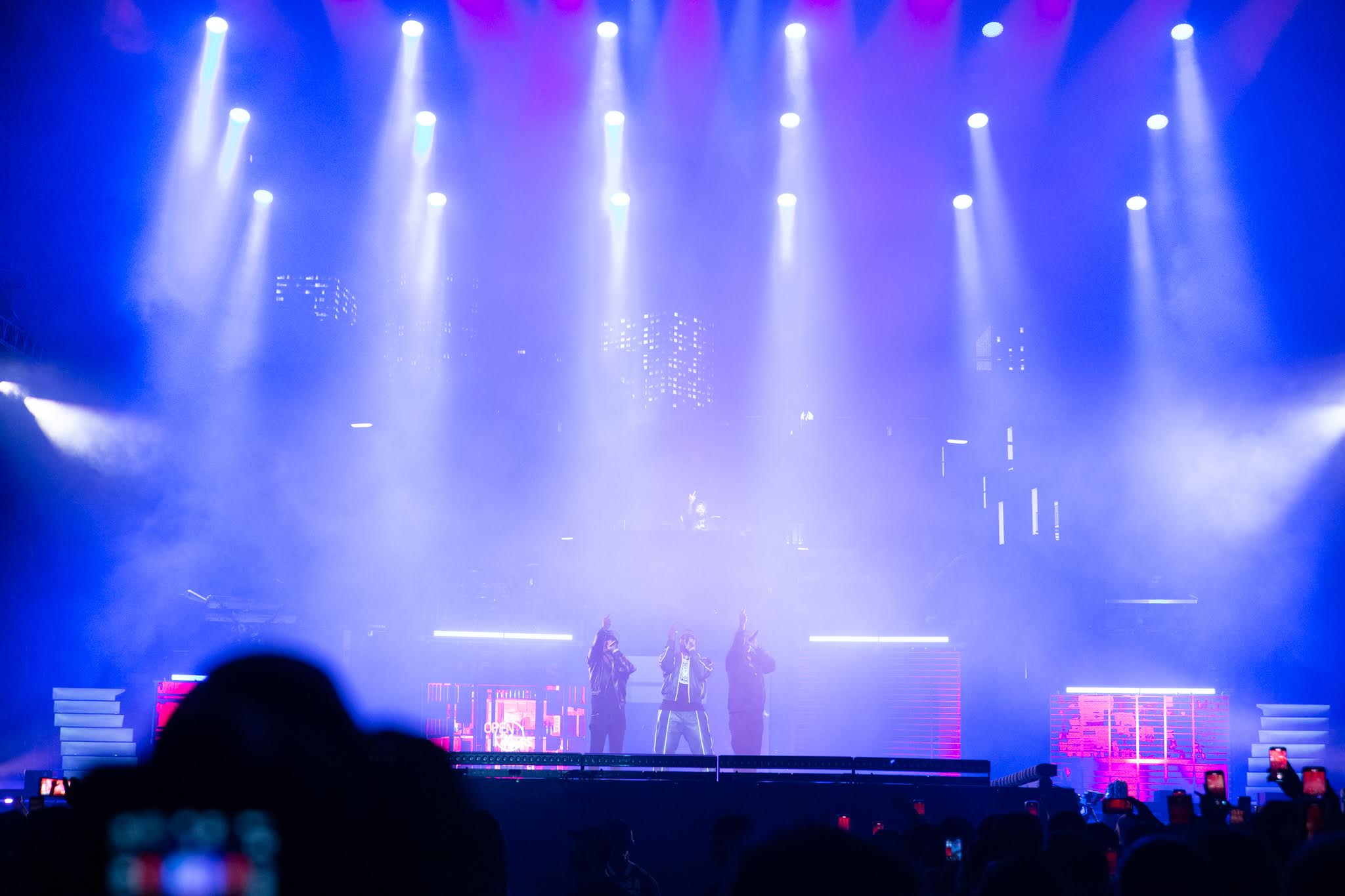 50 Cent ignites the crowd on night three of Ottawa Bluesfest on July 6, 2024. [Photo by Darren Tran/The Charlatan]