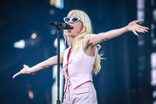 Canadian pop princess Carly Rae Jepsen sings to the crowd on July 7, 2024. [Photo by Greg Kolz via Bluesfest]