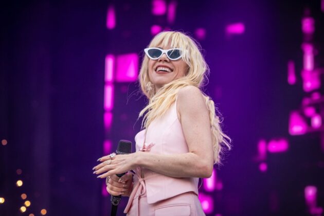 Pop star Carly Rae Jepsen grooves with the crowd on July 7, 2024. [Photo by Sean Sisk via Bluesfest]