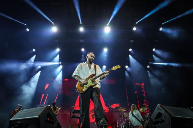 Ottawa Bluesfest headliner Maroon 5 performs on July 7, 2024. [Photo by Greg Kolz via Bluesfest]