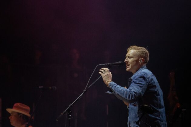 Ottawa Bluesfest headliner Tyler Childers sings to the crowd on July 12, 2024. [Photo by Nisse Anonby/The Charlatan]