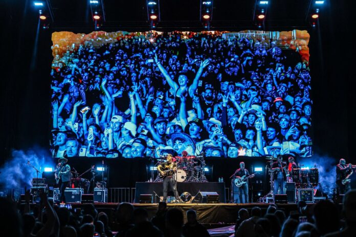 Ottawa Bluesfest headliner Zac Brown Band performs on July 10, 2024. [Photo by Greg Kolz via Bluesfest]