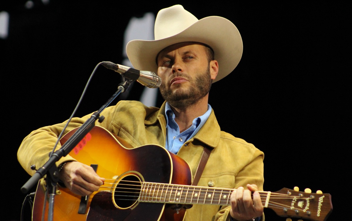 Charley Crockett performs at Ottawa Bluesfest on July 10, 2024. [Photo by Natasha Baldin/The Charlatan]