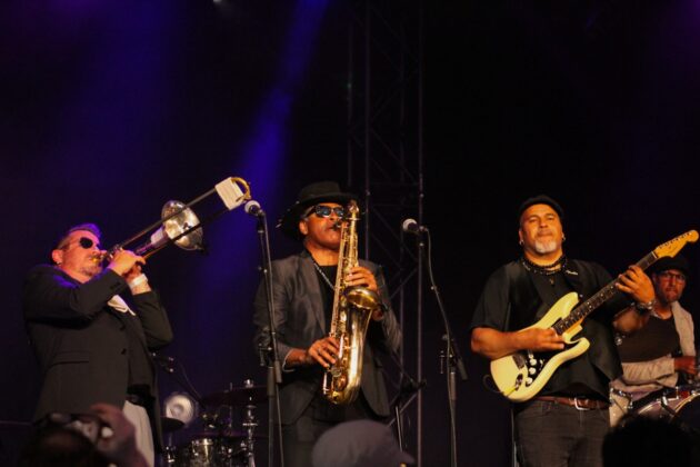 The Blackburn Brothers perform at Ottawa Bluesfest on July 10, 2024. [Photo by Natasha Baldin/The Charlatan]