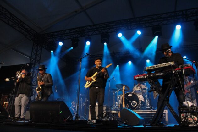 The Blackburn Brothers perform at Ottawa Bluesfest on July 10, 2024. [Photo by Natasha Baldin/The Charlatan]