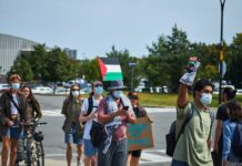 Community member banned from Carleton during pro-Palestinian protest, following arrest
