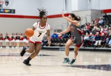 Ravens women’s basketball ground Thunderbirds with strong second half