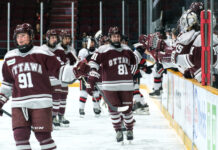 Gee-Gees women’s hockey win 4th straight Alerts Cup over Ravens