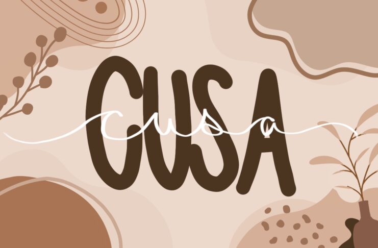 CUSA council elects vice-presidents, condemns war in Iran CUSA written on a light brown background.