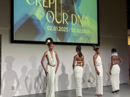 A runway show is a central part to the third annual Crépu: Our DNA event, hosted by Hors Pair Social and the Moving Art Gallery, to celebrate the beauty of Black hair on Feb. 2, 2025.