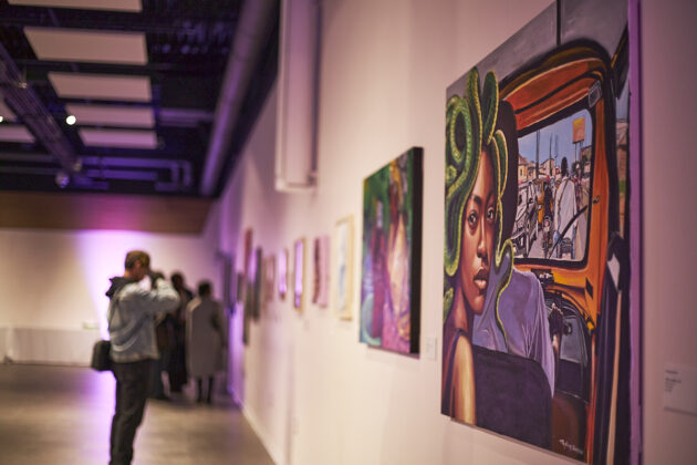 Most of the displayed artwork and photos are created by local Black artists at the Crépu: Our DNA event on Feb. 2, 2025.