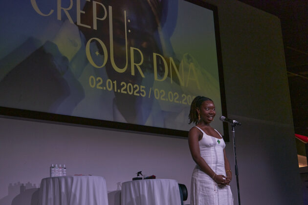 Dominique Gené presents two spoken word poems to open the Crépu: Our DNA event on Feb. 2, 2025.