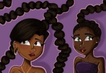 ‘A symbol of freedom’: For the Black community, hair is a medium of artistry and resilience Cartoon graphic of two Black women with their hair in braids.