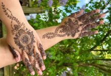Q&A: How Carleton henna artist Arshia Chandel runs a business as a full-time student Hands with henna art on it.
