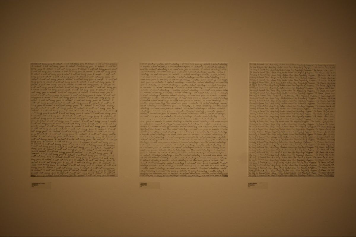 3 writings on a wall